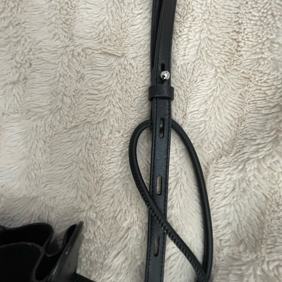 Rebecca Minkoff Black Crossbody Suede & Leather Shoulder Bag - Picture 9 of 12